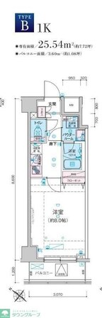 リヴシティ西川口五番館の物件間取画像